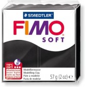 Полимерная глина FIMO Soft 9 (чёрный) 57г арт. 8020-9